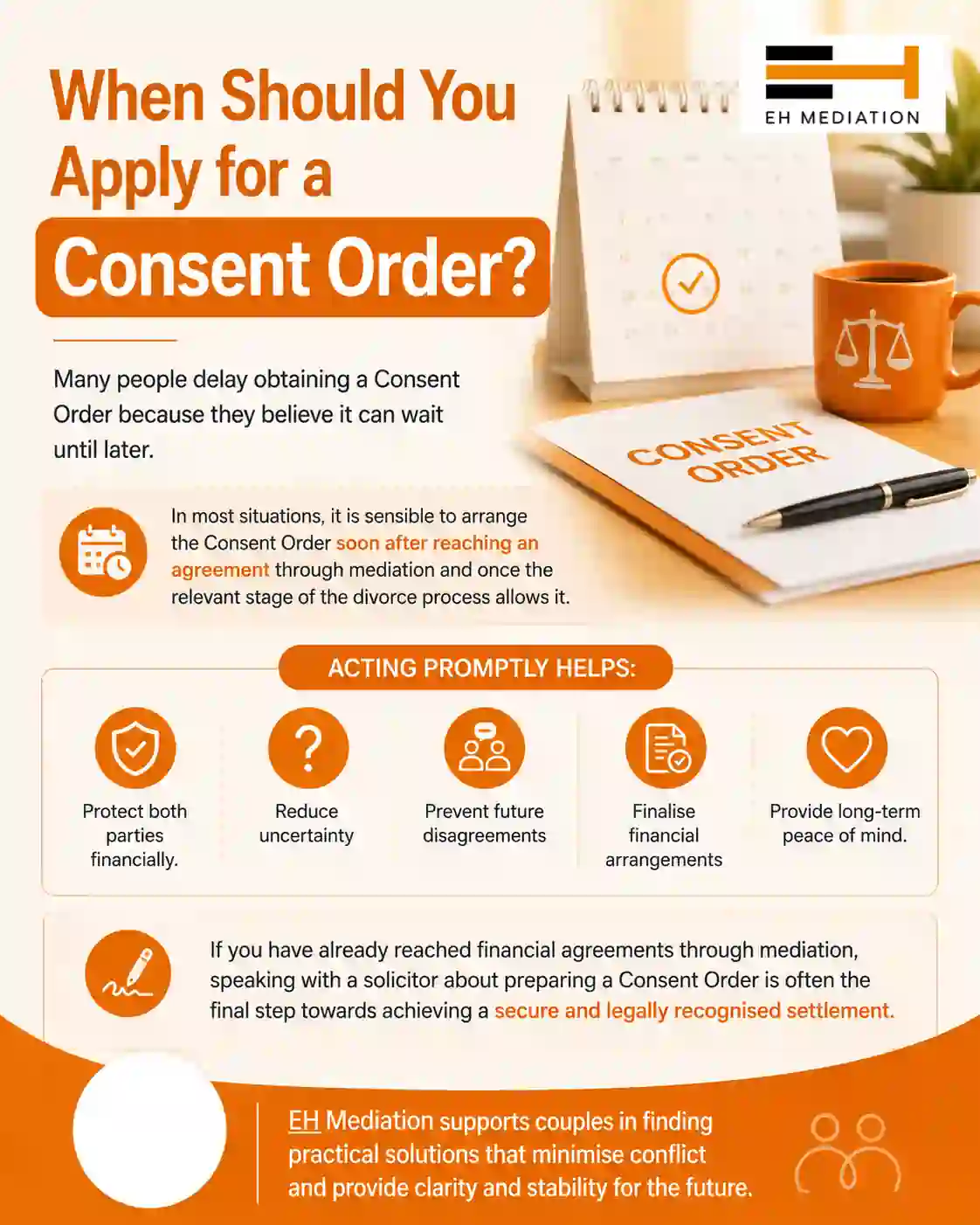 When Should You Apply for a Consent Order Lytham St Annes?